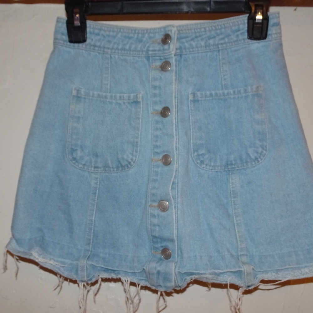 Light Blue Jean Skirt